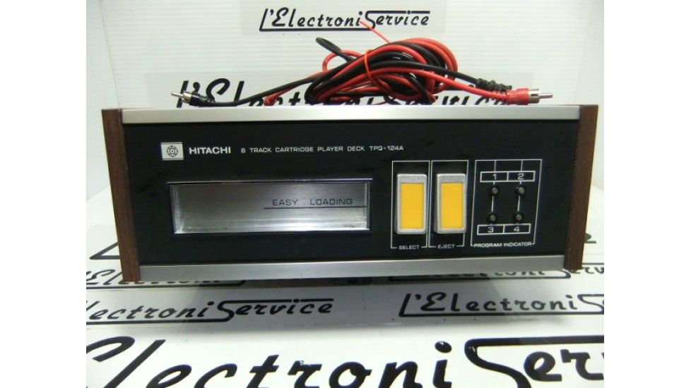 Hitachi TPQ-124A lecteur de cassettes 8 tracks vintage